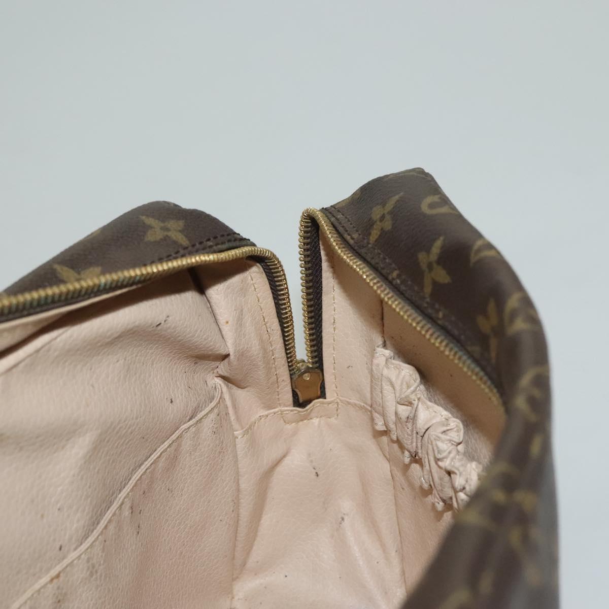 LOUIS VUITTON Monogram Trousse Toilette 28 Clutch Bag M47522 LV Auth 132251