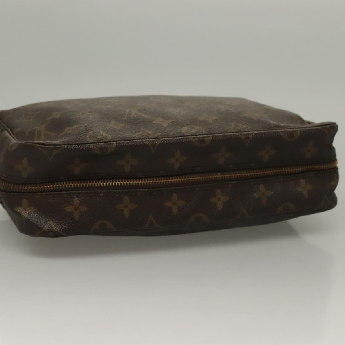 LOUIS VUITTON Monogram Trousse Toilette 28 Clutch Bag M47522 LV Auth 132251