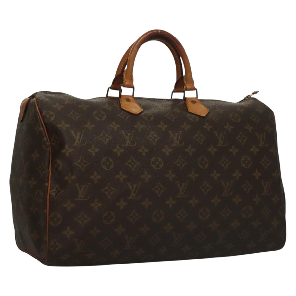LOUIS VUITTON Monogram Speedy 40 Hand Bag M41522 LV Auth 132253