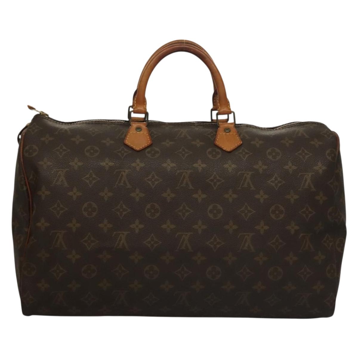 LOUIS VUITTON Monogram Speedy 40 Hand Bag M41522 LV Auth 132253