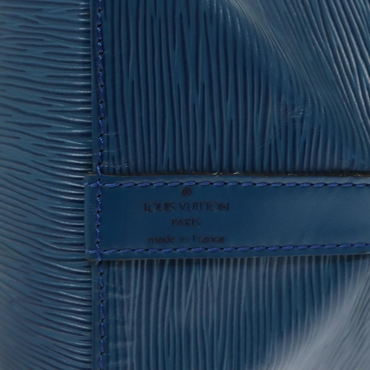 LOUIS VUITTON Epi Petit Noe Shoulder Bag Blue M44105 LV Auth 132303