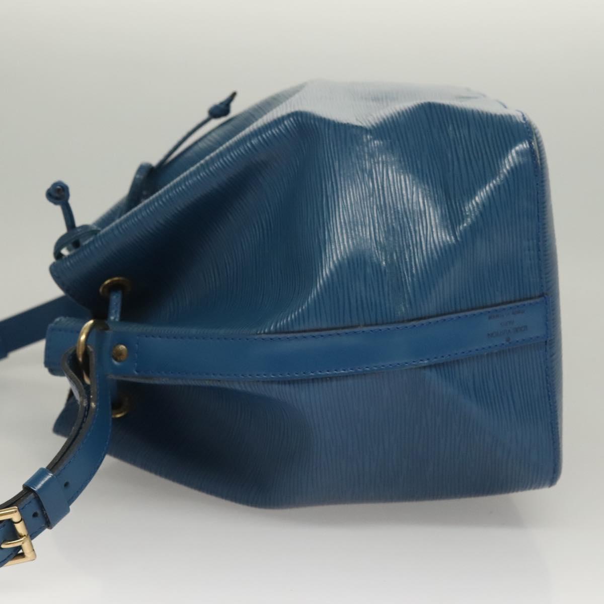 LOUIS VUITTON Epi Petit Noe Shoulder Bag Blue M44105 LV Auth 132303