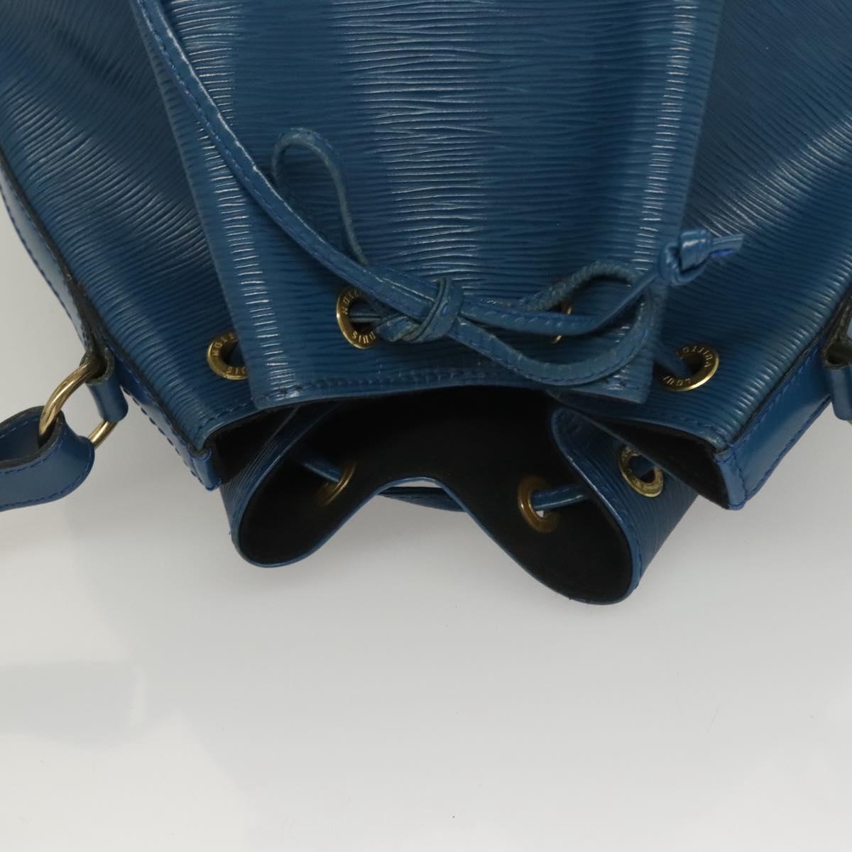 LOUIS VUITTON Epi Petit Noe Shoulder Bag Blue M44105 LV Auth 132303