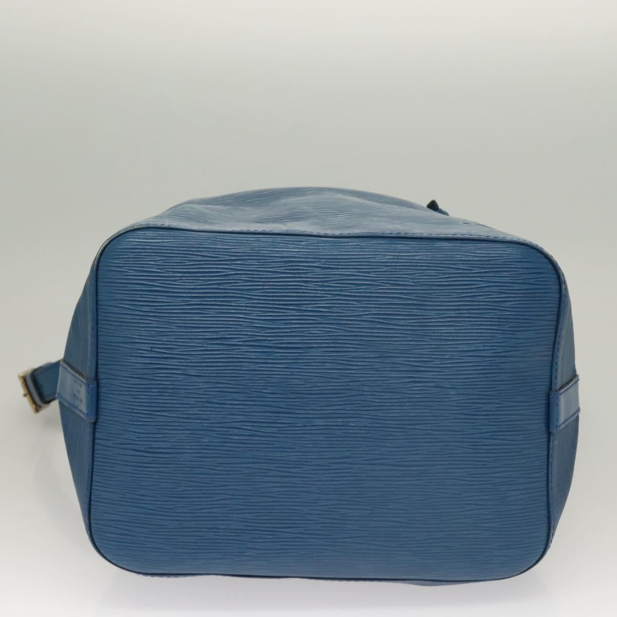 LOUIS VUITTON Epi Petit Noe Shoulder Bag Blue M44105 LV Auth 132303