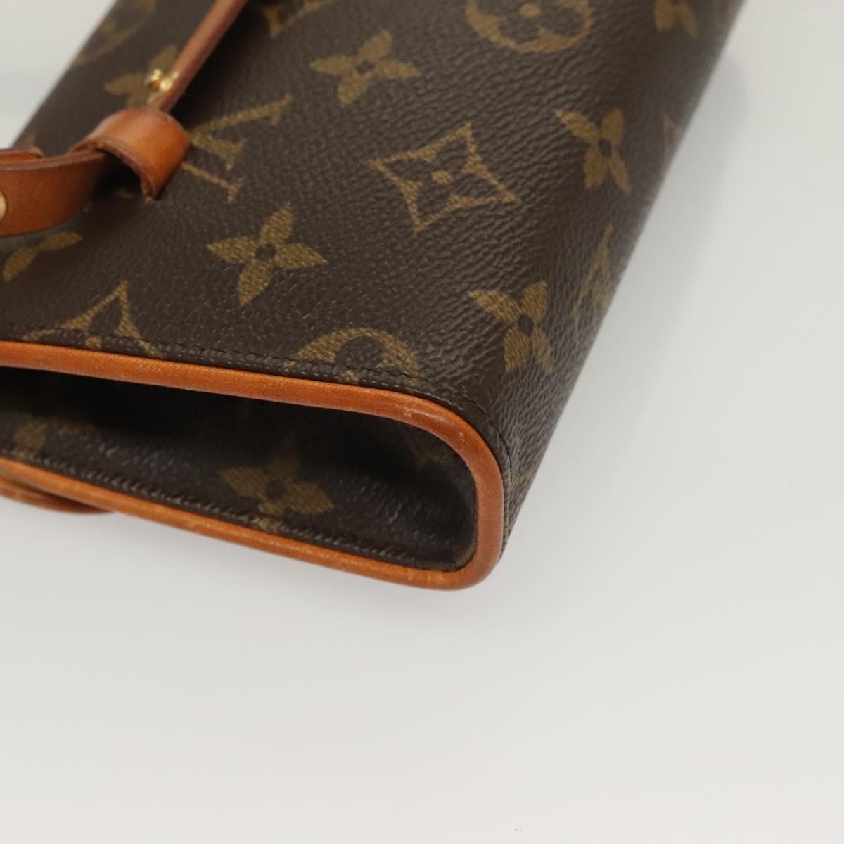 LOUIS VUITTON Monogram Pochette Florentine Waist bag M51855 LV Auth 132335