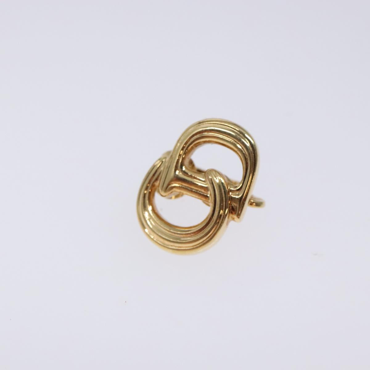 Christian Dior Earring metal Gold Auth 132361