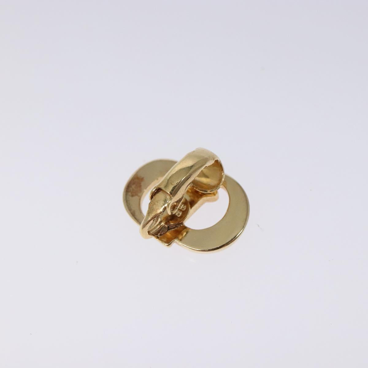 Christian Dior Earring metal Gold Auth 132361