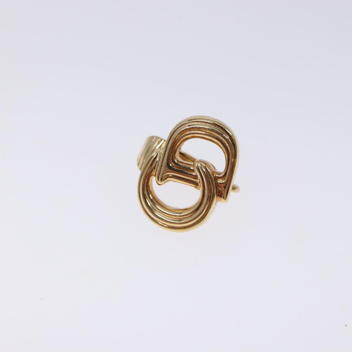 Christian Dior Earring metal Gold Auth 132361