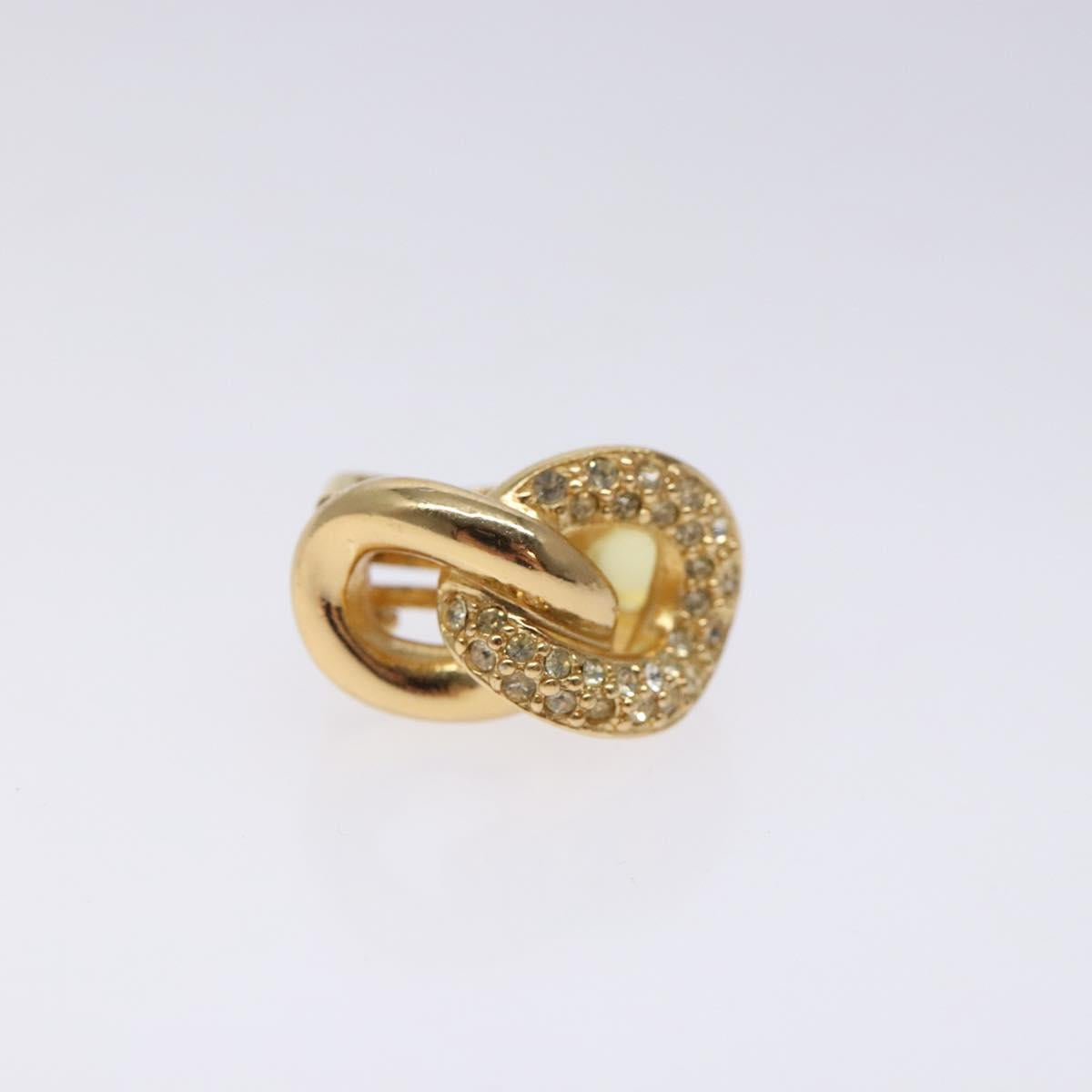 Christian Dior Earring metal Gold Auth 132362