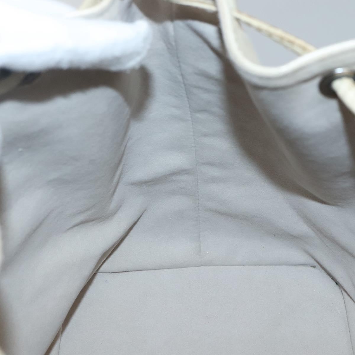 LOUIS VUITTON Epi Petit Noe Shoulder Bag White Yvoire M4084J LV Auth 132439