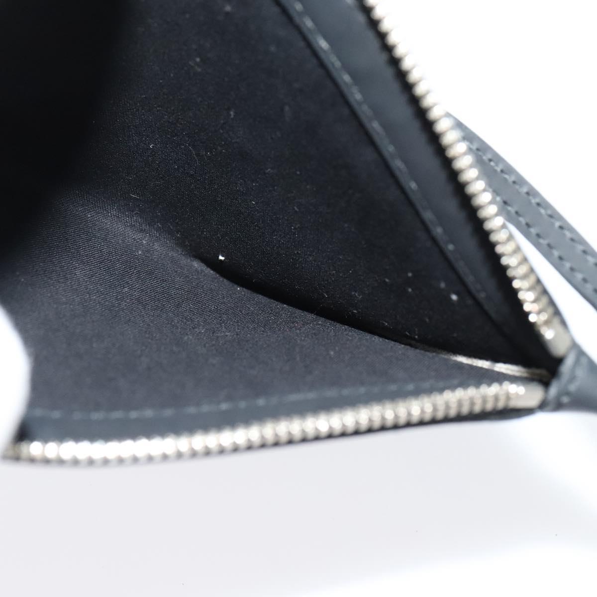 BALENCIAGA Navy Kabas Hand Bag Canvas Ivory Silver Auth 132455