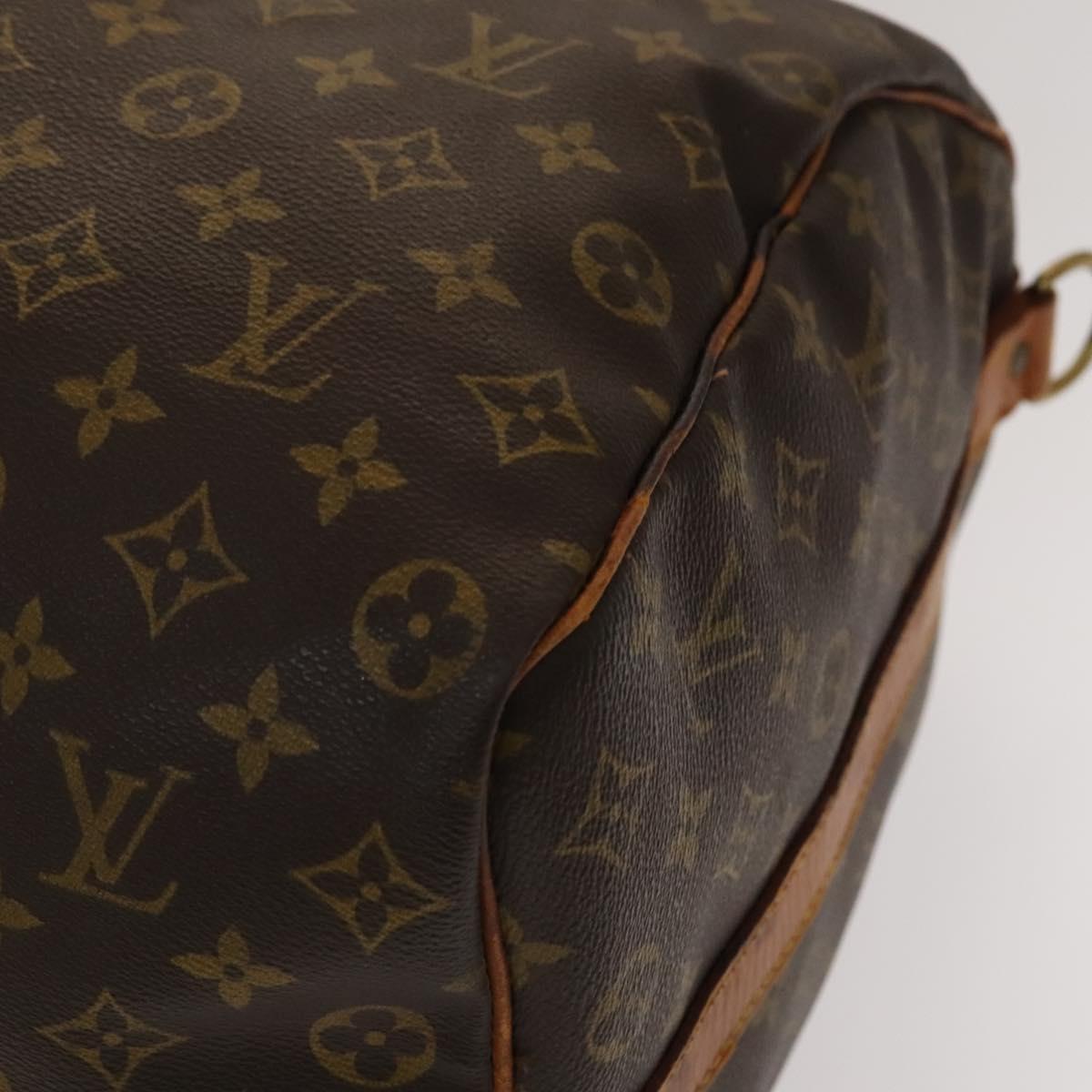 LOUIS VUITTON Monogram Keepall Bandouliere 50 Boston Bag M41416 LV Auth 132469