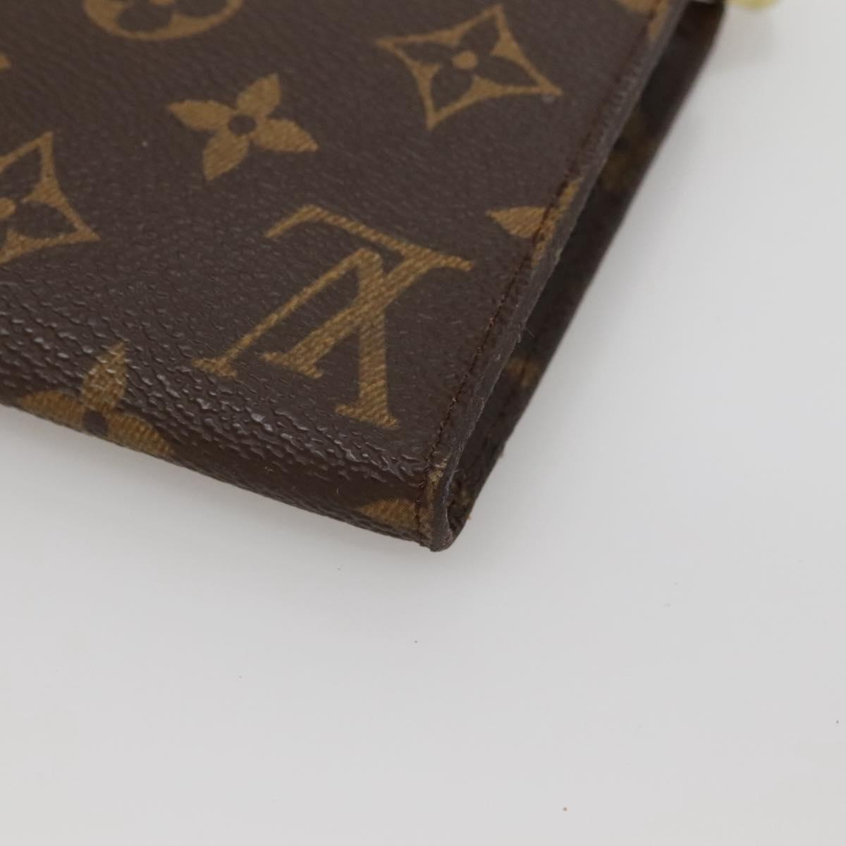 LOUIS VUITTON Monogram Bucket GM Accessory Pouch LV Auth 132473