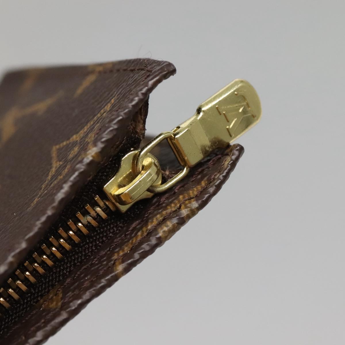 LOUIS VUITTON Monogram Bucket GM Accessory Pouch LV Auth 132473