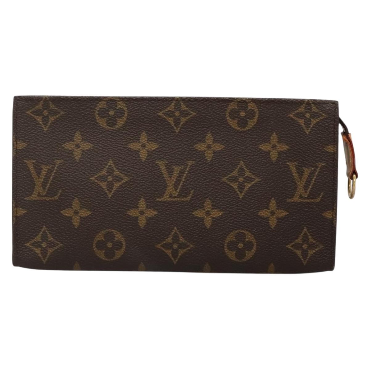 LOUIS VUITTON Monogram Bucket GM Accessory Pouch LV Auth 132473