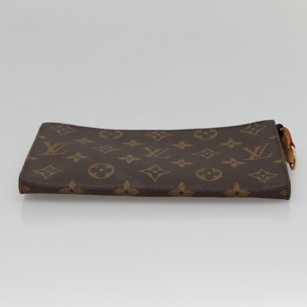 LOUIS VUITTON Monogram Bucket GM Accessory Pouch LV Auth 132473