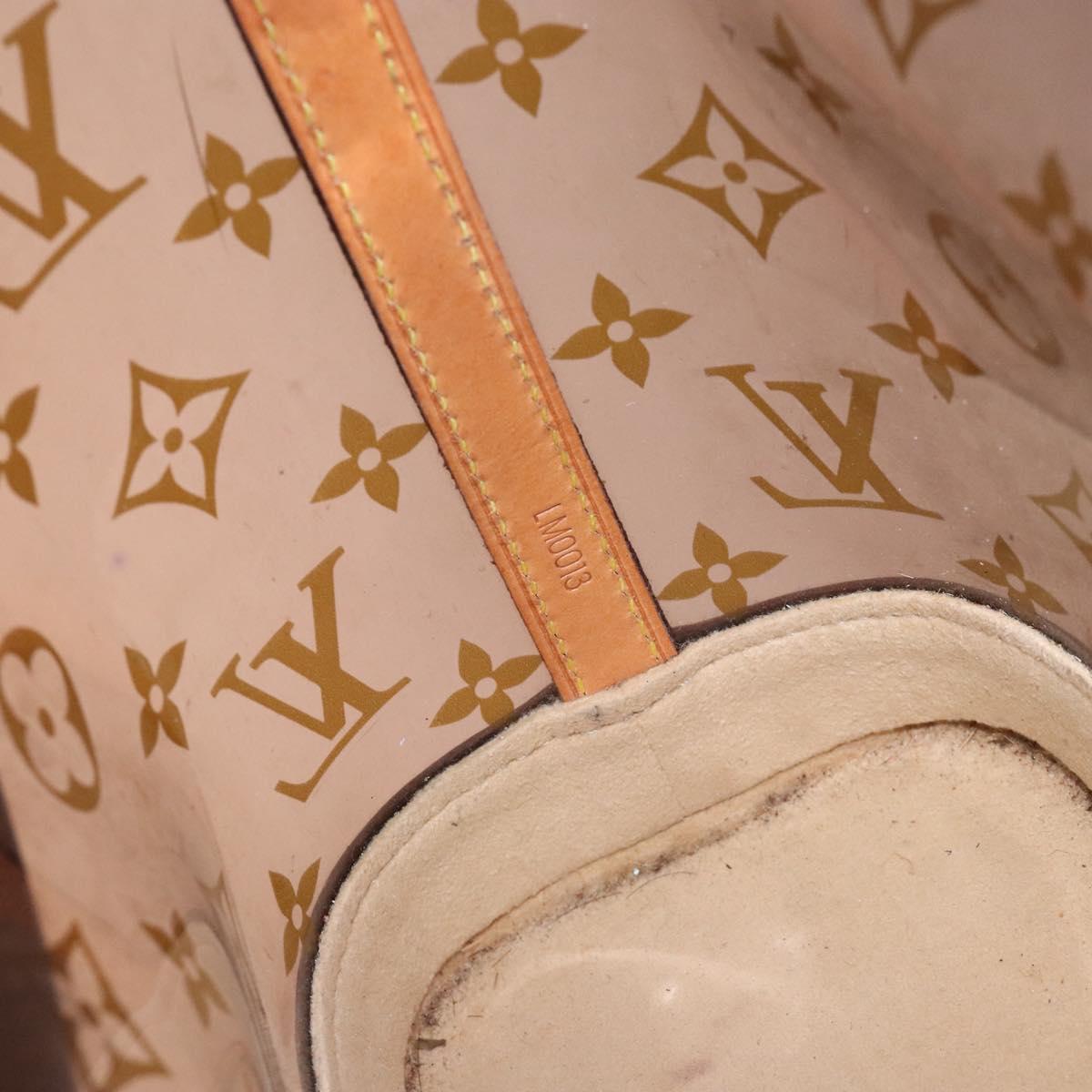 LOUIS VUITTON Monogram Vinyl Cava Amble PM Tote Bag Brown M92502 LV Auth 132488
