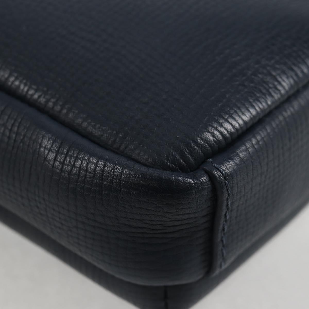 LOUIS VUITTON LV Squared Double Phone Pouch Blue M81060 LV Auth 132489M