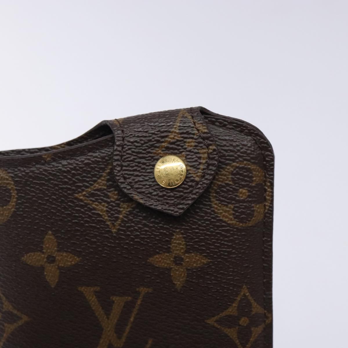 LOUIS VUITTON Monogram Etui Lunette MM Glasses Case M66544 LV Auth 132496