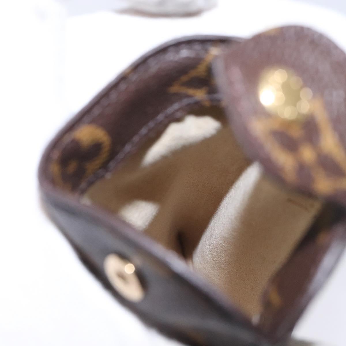 LOUIS VUITTON Monogram Etui Lunette MM Glasses Case M66544 LV Auth 132496