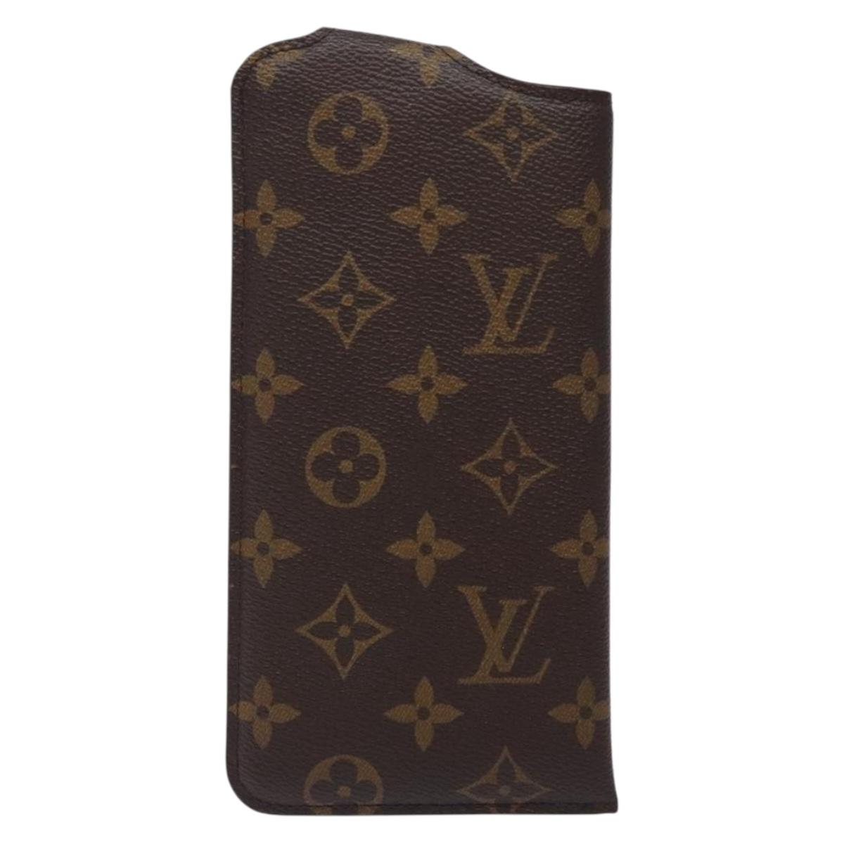 LOUIS VUITTON Monogram Etui Lunette MM Glasses Case M66544 LV Auth 132496