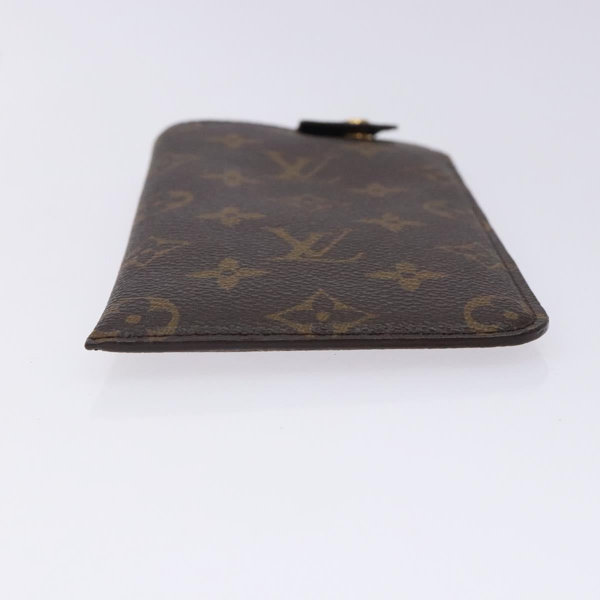 LOUIS VUITTON Monogram Etui Lunette MM Glasses Case M66544 LV Auth 132496