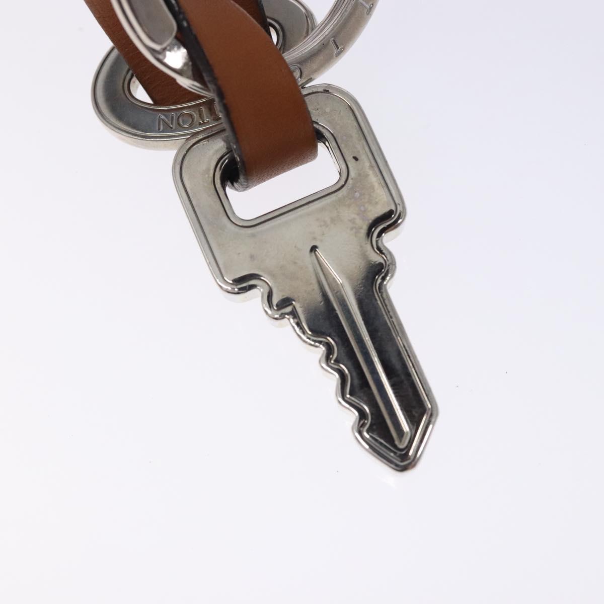 LOUIS VUITTON Travel Key Charm metal Silver M67365 LV Auth 132497