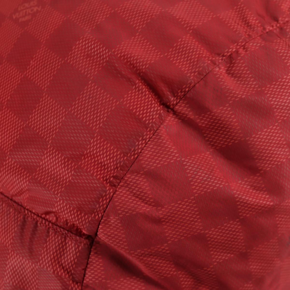 LOUIS VUITTON Damier Aventure Plat Ktical Boston Bag Red N23208 LV Auth 132525V