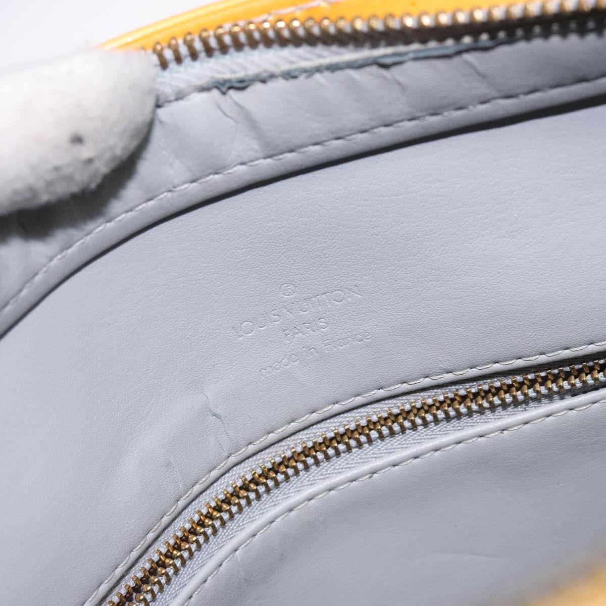 LOUIS VUITTON Monogram Vernis Houston Hand Bag Gris M91053 LV Auth 132526