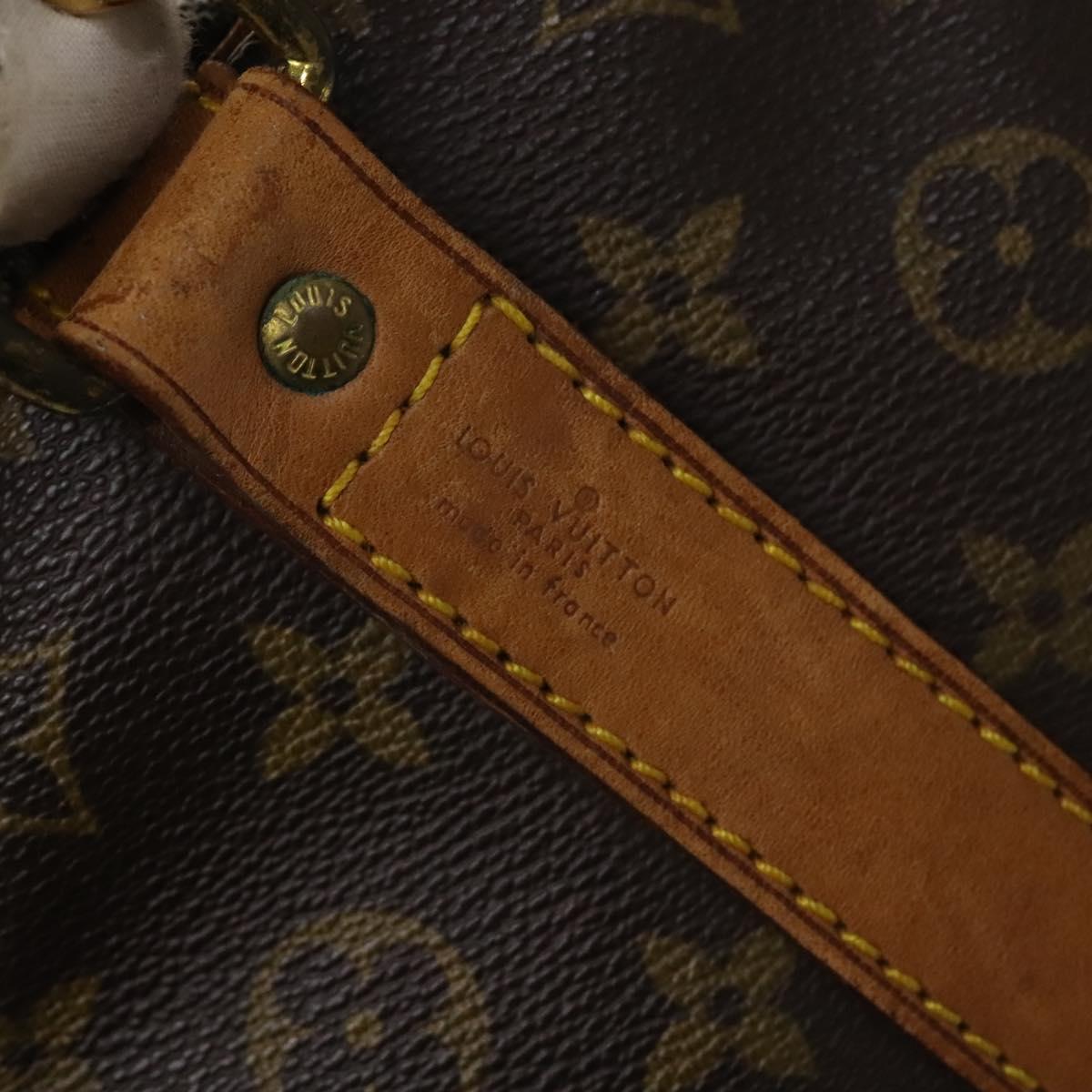 LOUIS VUITTON Monogram Keepall Bandouliere 55 Boston Bag M41414 LV Auth 132554