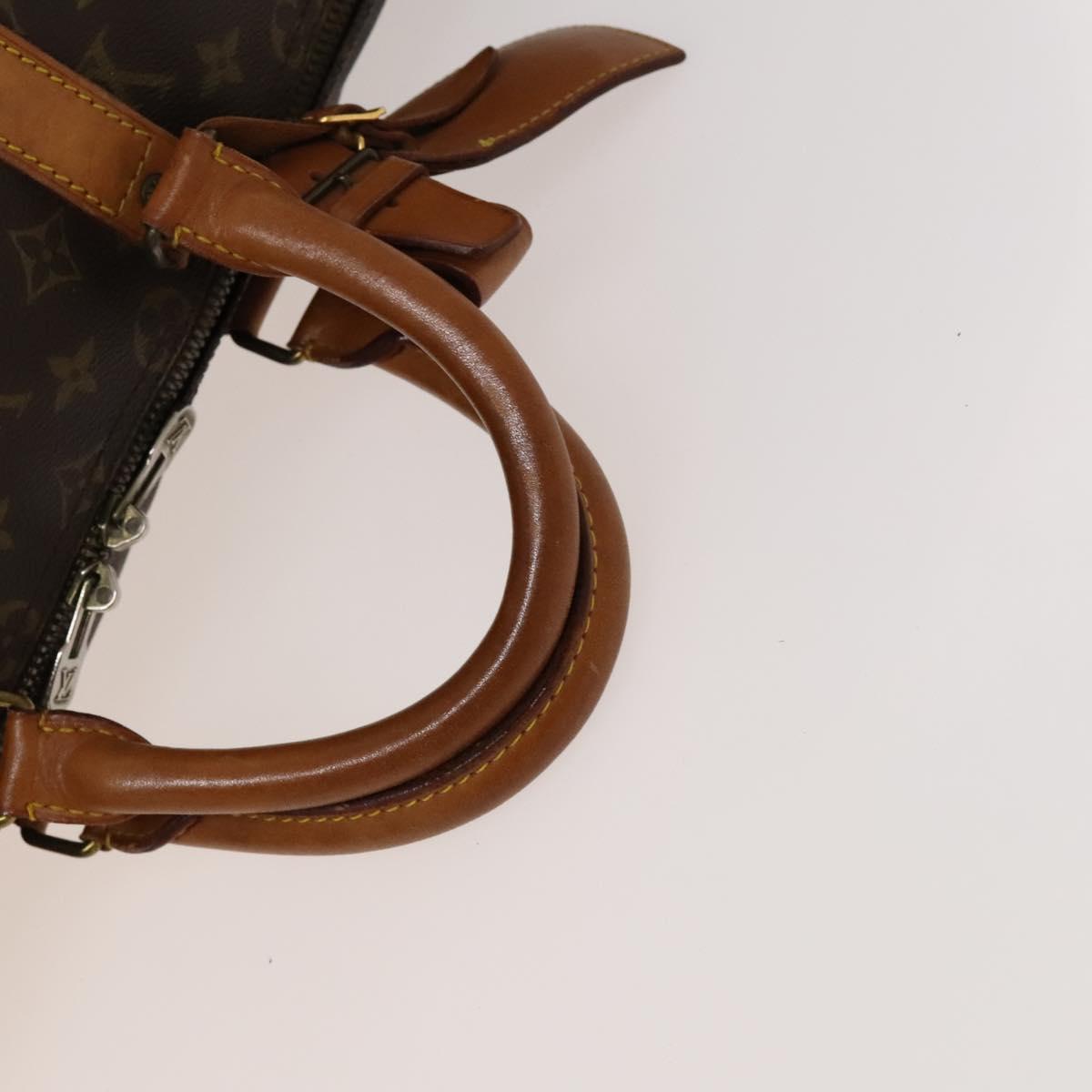 LOUIS VUITTON Monogram Keepall Bandouliere 55 Boston Bag M41414 LV Auth 132554