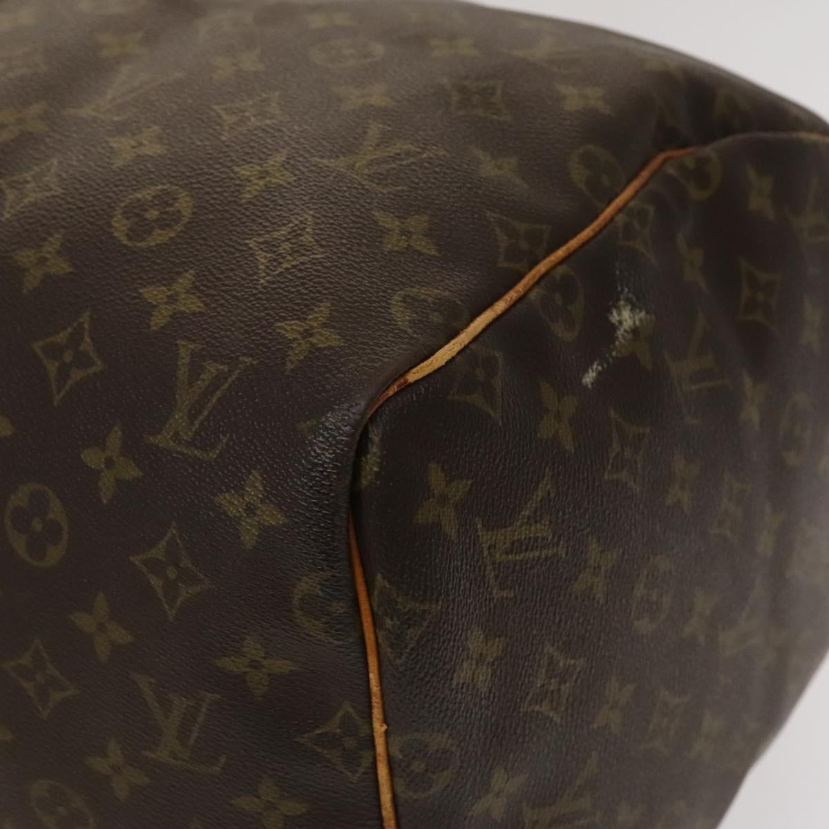 LOUIS VUITTON Monogram Keepall 55 Boston Bag M41424 LV Auth 132555