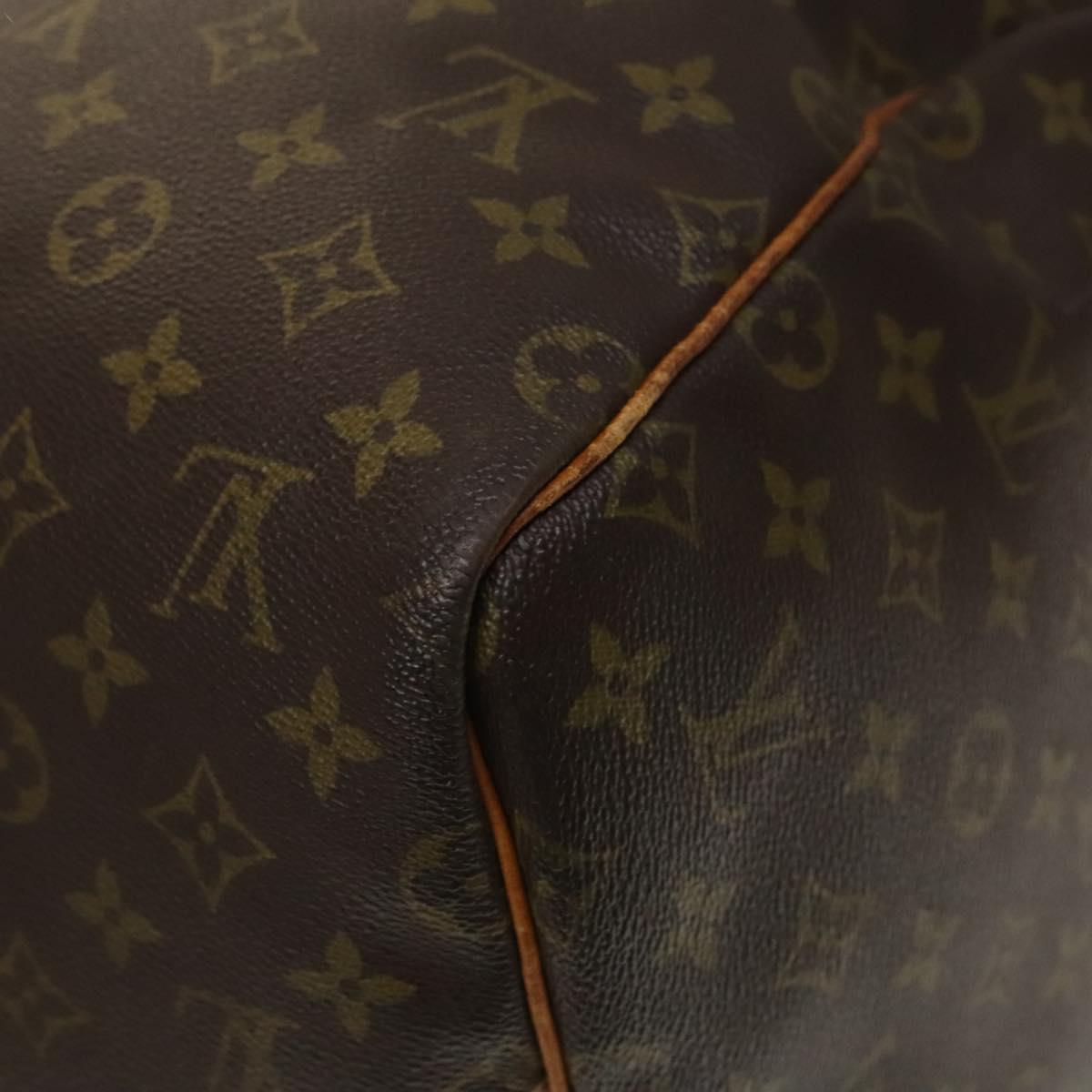 LOUIS VUITTON Monogram Keepall 55 Boston Bag M41424 LV Auth 132555