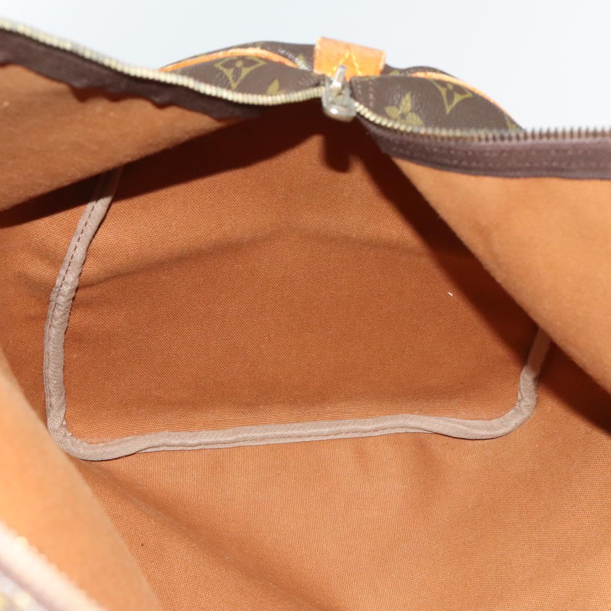 LOUIS VUITTON Monogram Keepall 55 Boston Bag M41424 LV Auth 132555