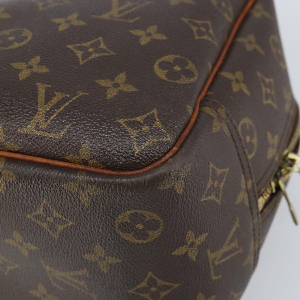 LOUIS VUITTON Monogram Deauville Hand Bag M47270 LV Auth 132591
