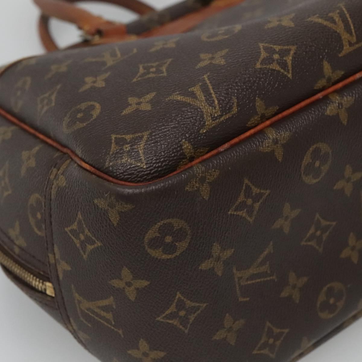 LOUIS VUITTON Monogram Deauville Hand Bag M47270 LV Auth 132591