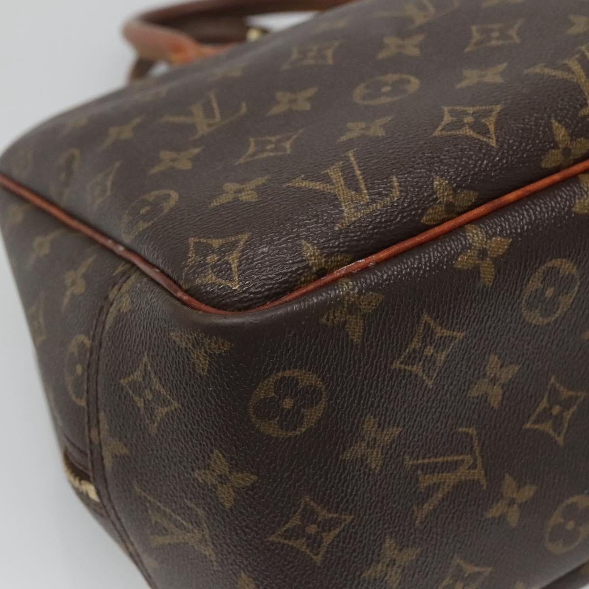 LOUIS VUITTON Monogram Deauville Hand Bag M47270 LV Auth 132591