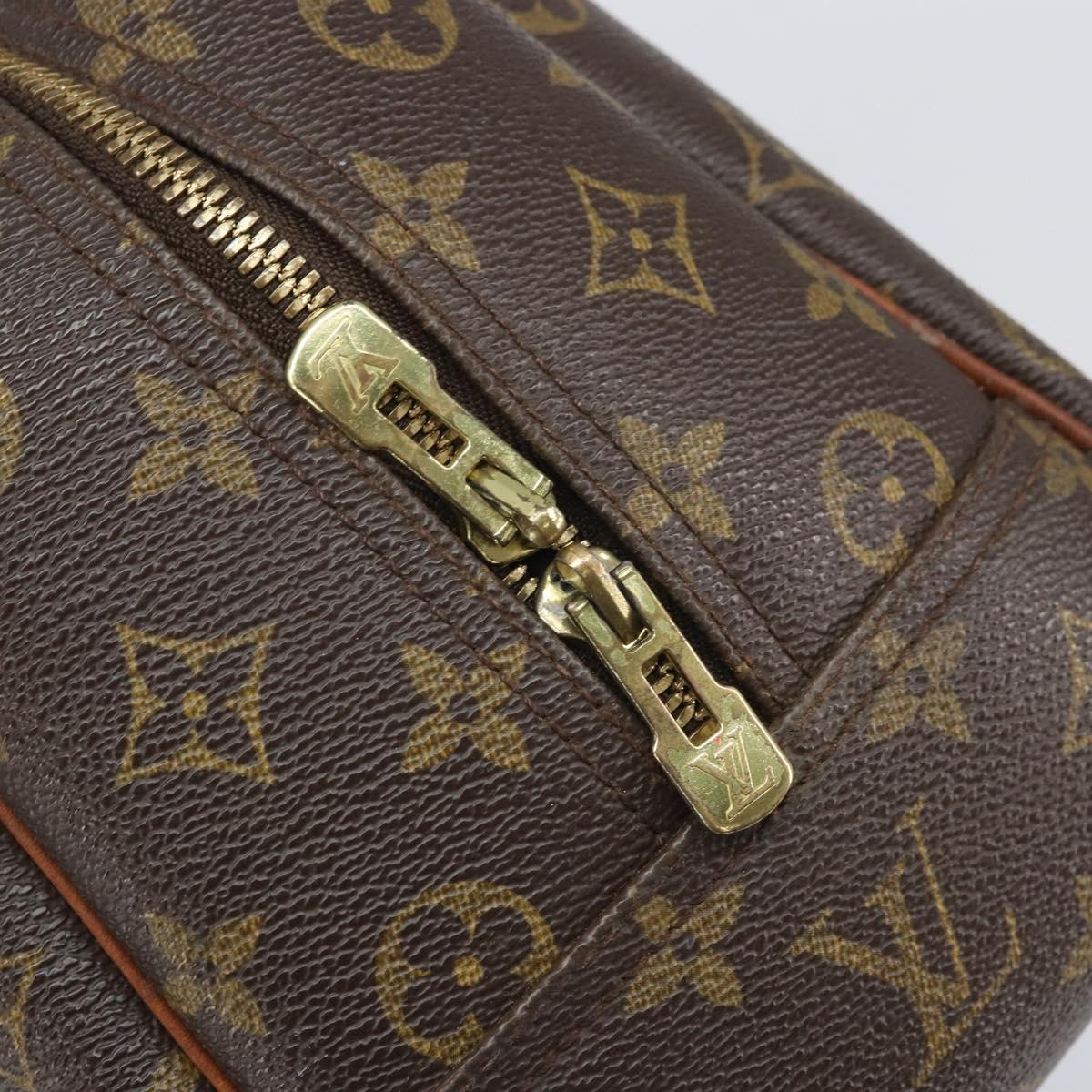 LOUIS VUITTON Monogram Deauville Hand Bag M47270 LV Auth 132591