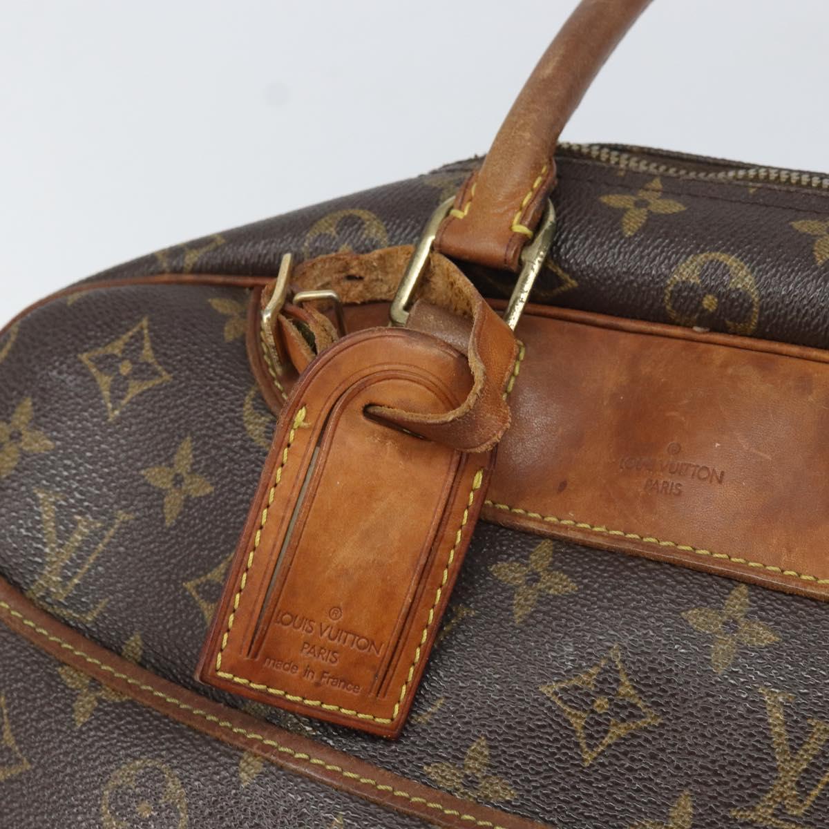 LOUIS VUITTON Monogram Deauville Hand Bag M47270 LV Auth 132591