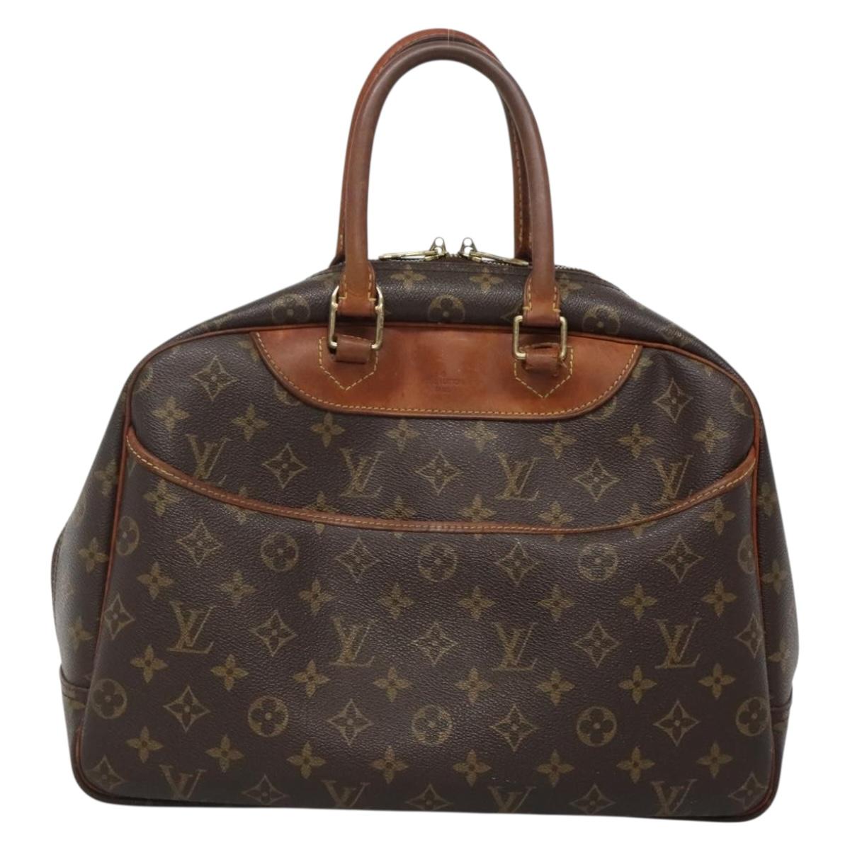 LOUIS VUITTON Monogram Deauville Hand Bag M47270 LV Auth 132591
