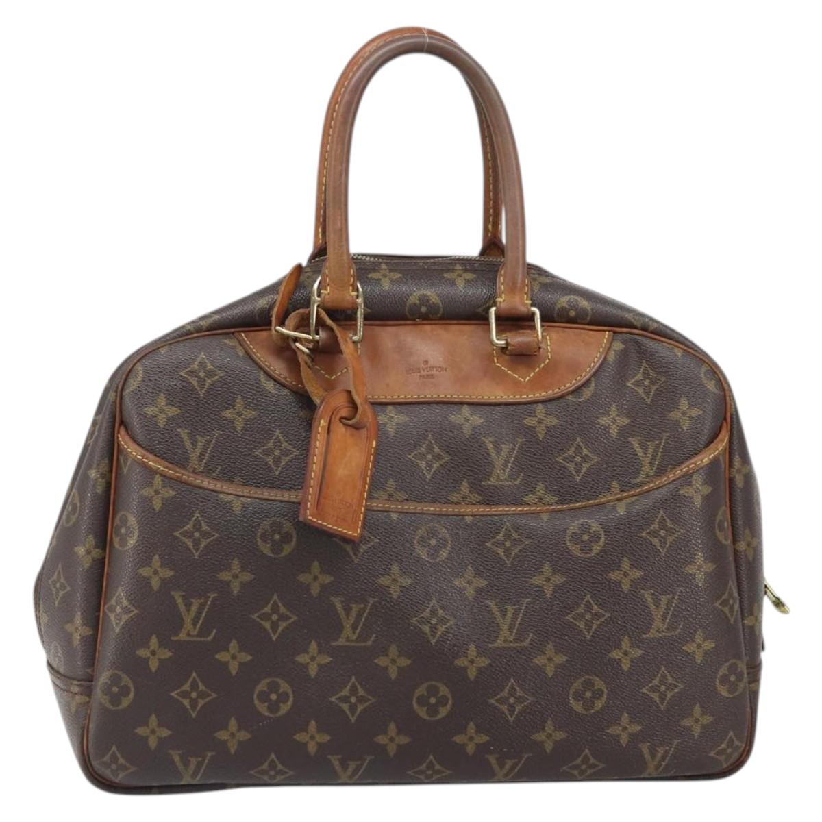 LOUIS VUITTON Monogram Deauville Hand Bag M47270 LV Auth 132591