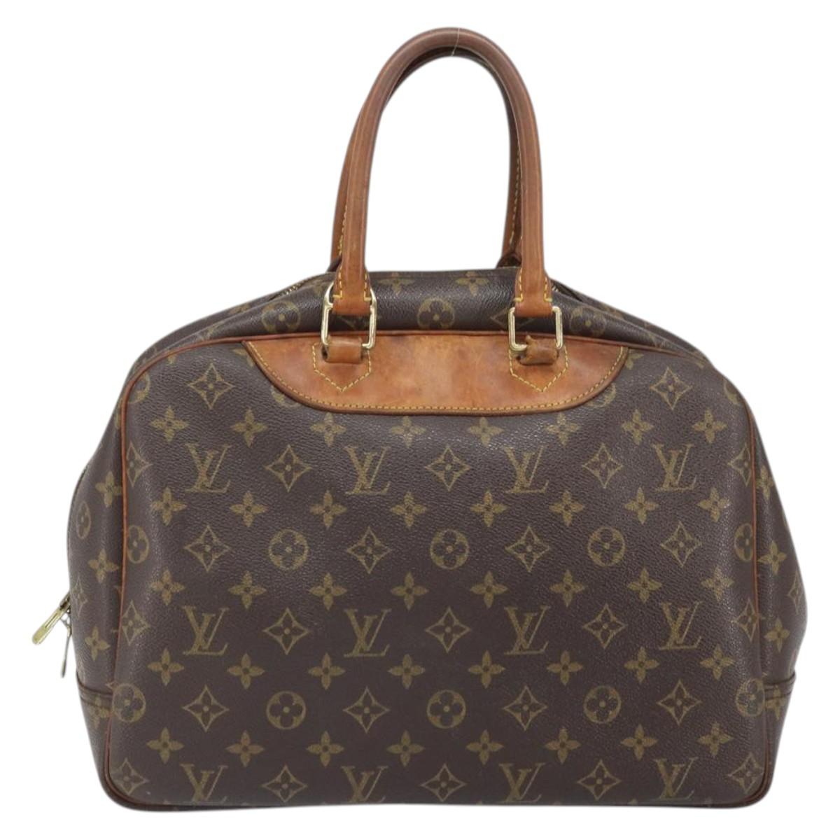 LOUIS VUITTON Monogram Deauville Hand Bag M47270 LV Auth 132591