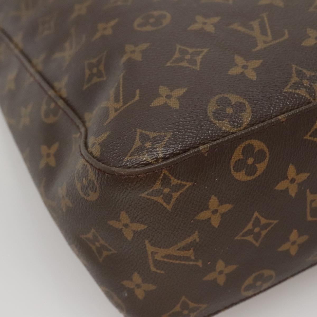 LOUIS VUITTON Monogram Looping GM Shoulder Bag M51145 LV Auth 132592