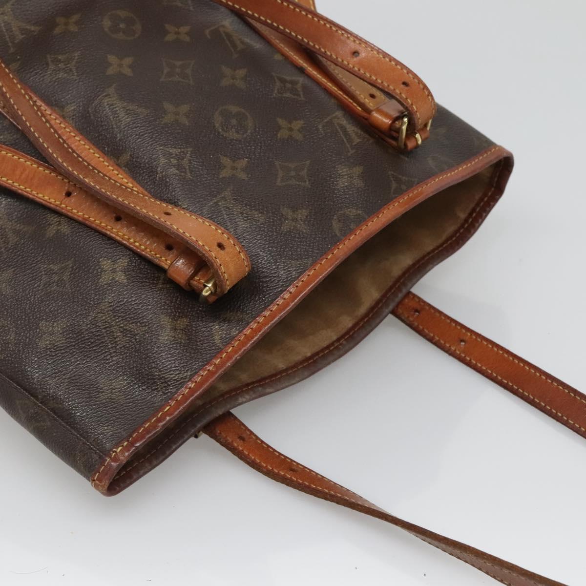 LOUIS VUITTON Monogram Bucket GM Shoulder Bag M42236 LV Auth 132593