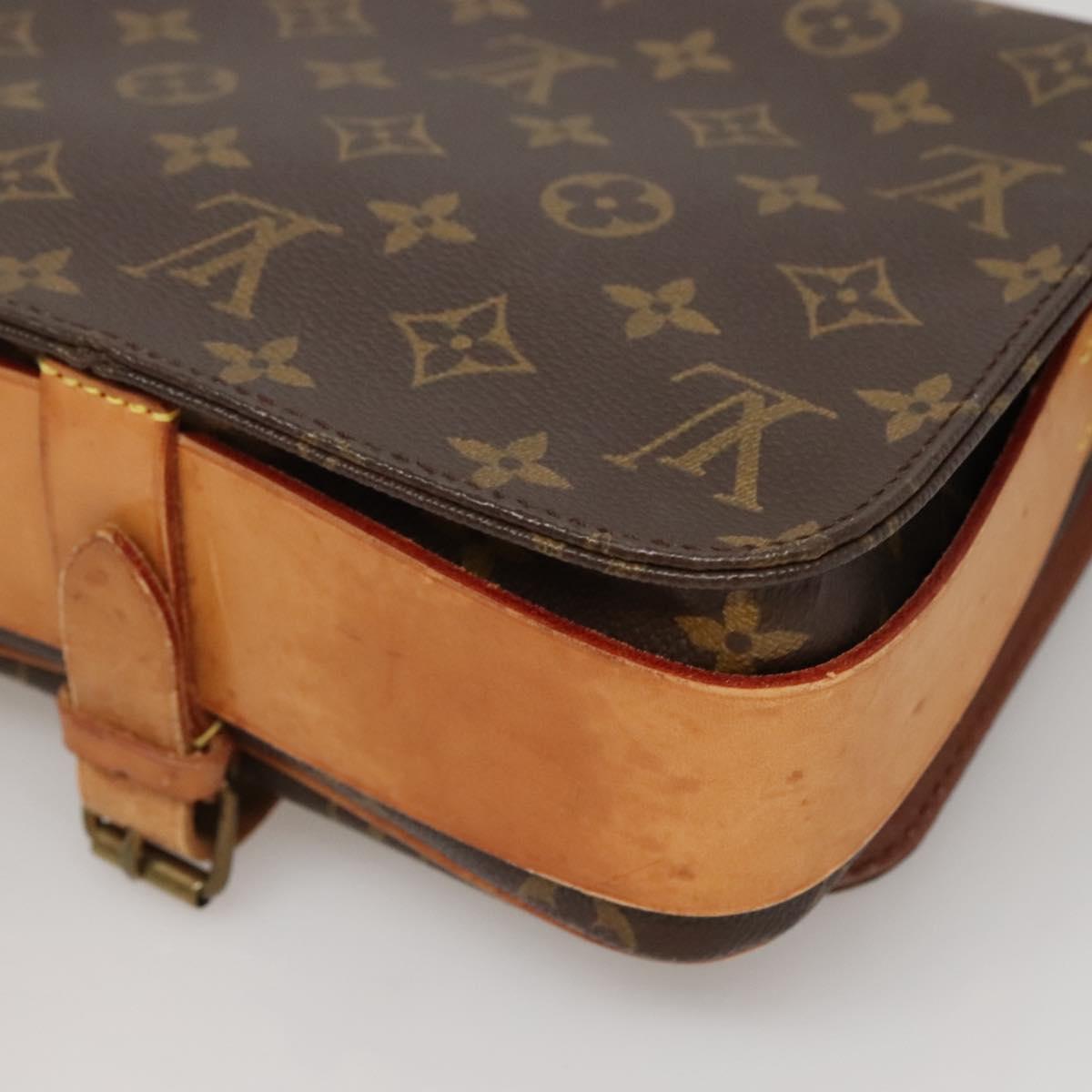 LOUIS VUITTON Monogram Cartesier MM Shoulder Bag M51253 LV Auth 132596