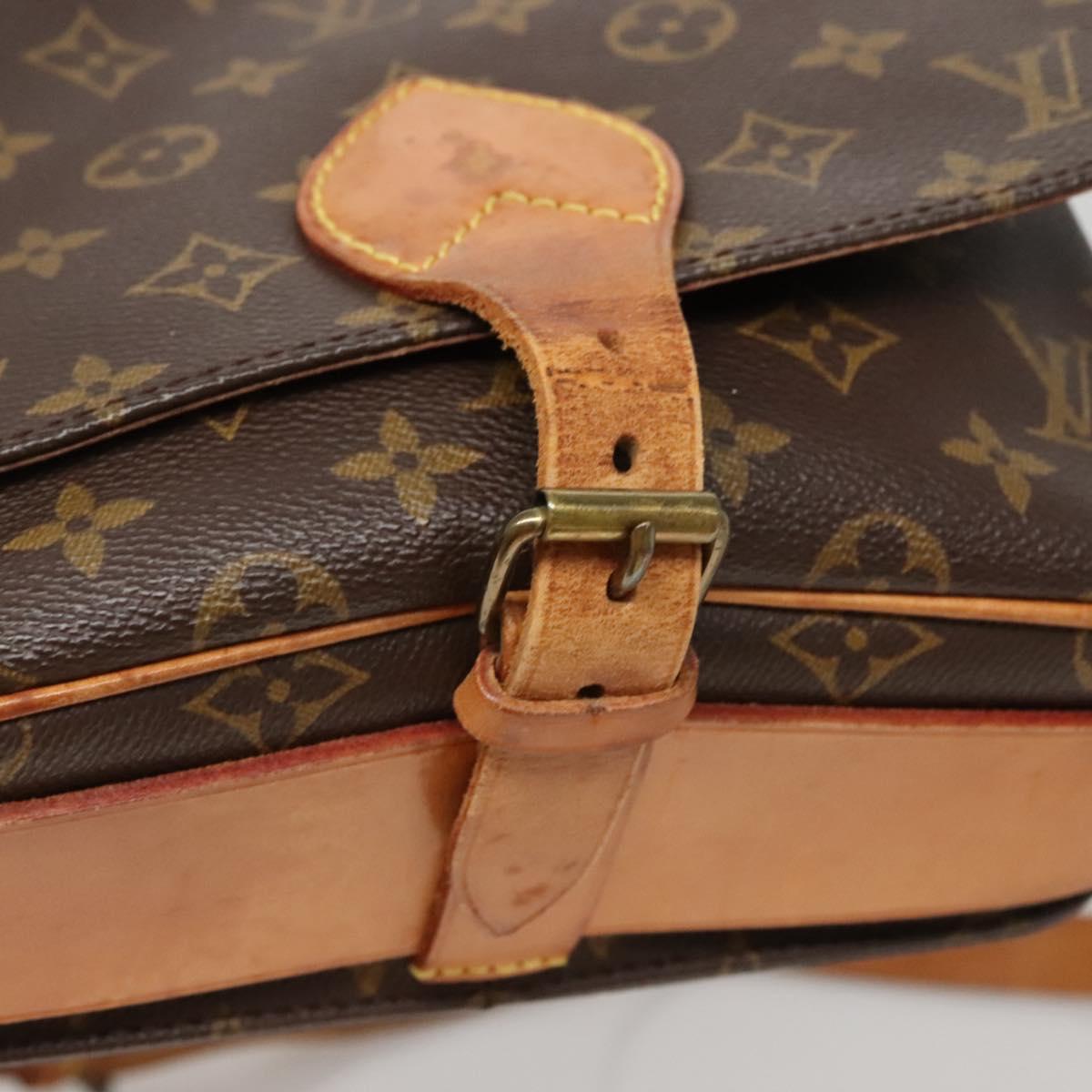 LOUIS VUITTON Monogram Cartesier MM Shoulder Bag M51253 LV Auth 132596