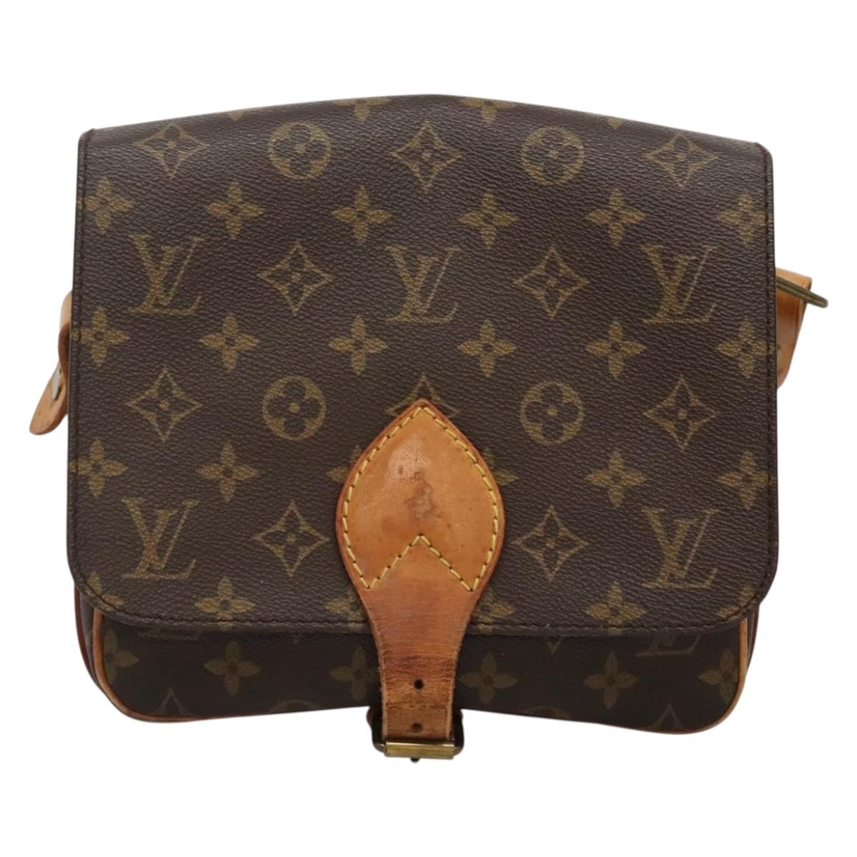 LOUIS VUITTON Monogram Cartesier MM Shoulder Bag M51253 LV Auth 132596