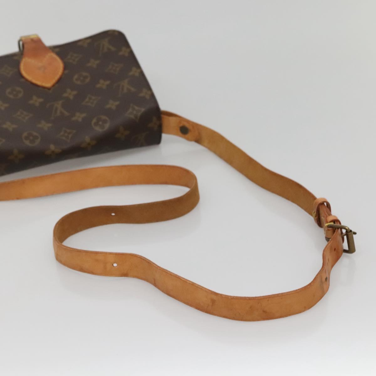 LOUIS VUITTON Monogram Cartesier MM Shoulder Bag M51253 LV Auth 132596