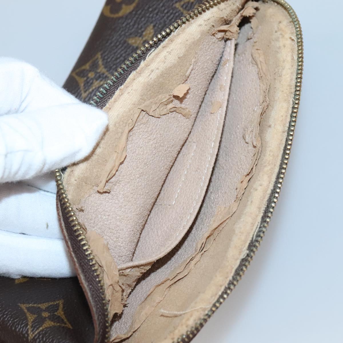 LOUIS VUITTON Monogram Pochette Cosmetic PM Pouch M43998 LV Auth 132601