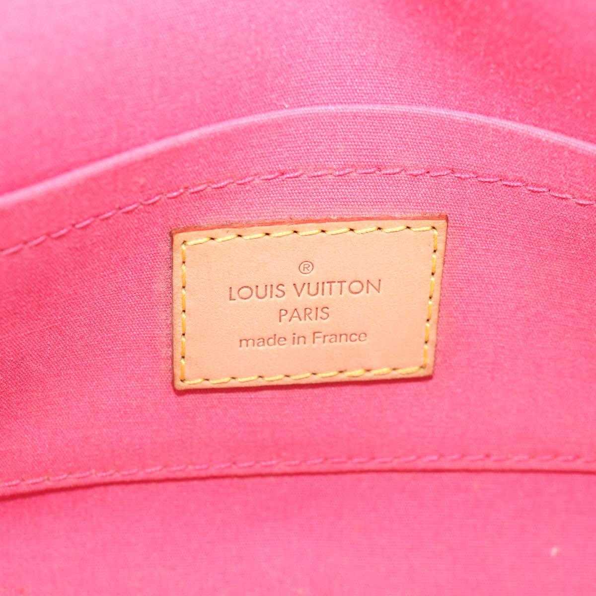 LOUIS VUITTON Monogram Vernis Malibu Street Bag Fran Boise M9150F Auth 132608V